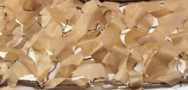NET DESERT CAMO POLYESTER  (1.5 x 3.0m)