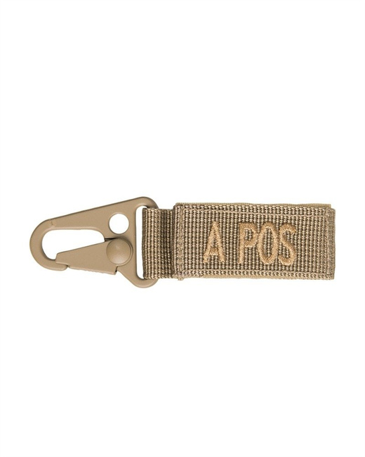 TACT. KEYHOLDER - BLOOD A neg - 5 PC./PACK - OD
