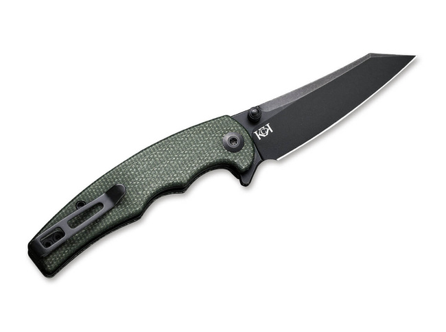 POCKET KNIFE P87 MICARTA DARK GREEN