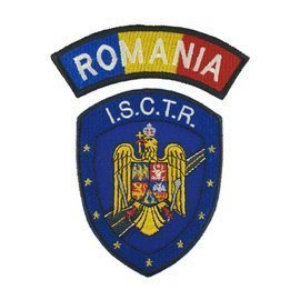 Set embleme ISCTR, cu aplicare Velcro (cu scai)