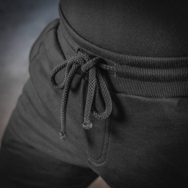 SHORT PANTS CASUAL FIT COTTON - BLACK - M-TAC