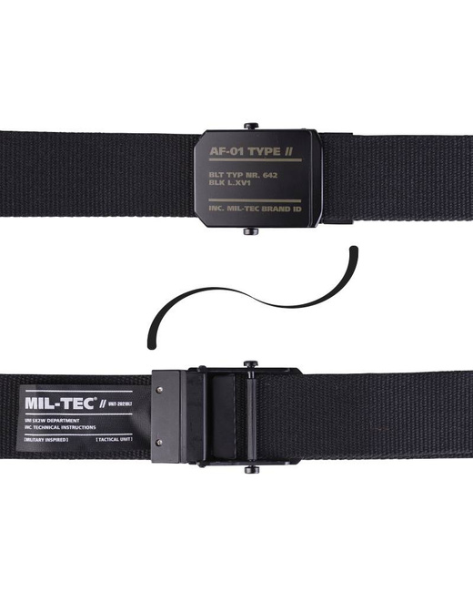 BELT -  "AF-01" - 40 MM - Mil-Tec - BLACK