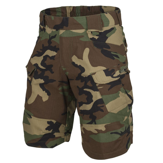 URBAN TACTICAL SHORTS - UTS - POLYCOTTON RIPSTOP - Helikon-Tex - US WOODLAND