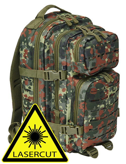 Backpack US Cooper LASERCUT medium - Flecktarn Camo