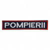 Piept \ 12,5x2,5 cm \ Albastru închis (navy) \ Roșu \ Alb \ With Velcro