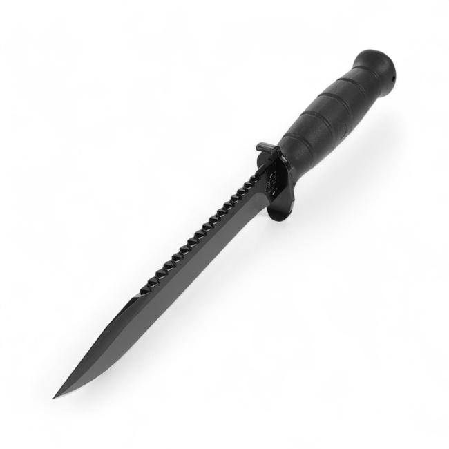 Glock FM81 military survival knife with serrated blade - Black