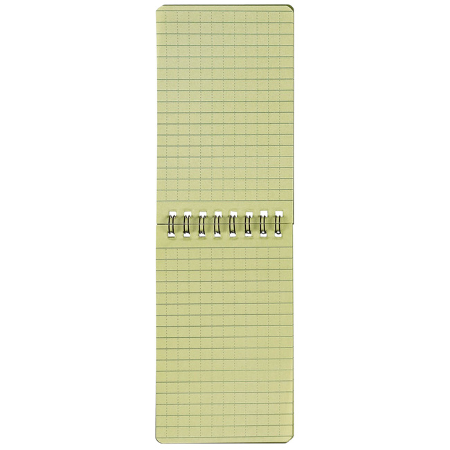 WATERPROOF NOTEBOOK WITH SPIRAL - COMPACT FORMAT - 7,5 X 13 CM - 50 FILES - MFH