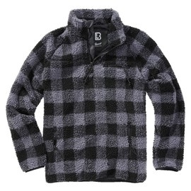 Teddyfleece Troyer Jumper - black/grey - Brandit