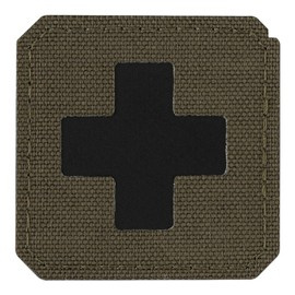 PATCH MEDIC CROSS LASER CUT - RANGER GREEN/BLACK - M-TAC