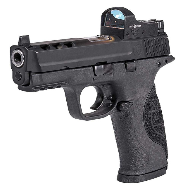 Sightmark Mini Shot Pro Spec Reflex Sight with Riser Mount, 5 MOA Red Reticle