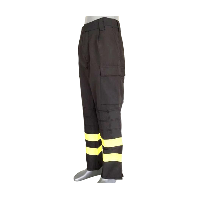 Firefighter pants with reflective strips - 100% cotton - Military surplus from the German army - Used