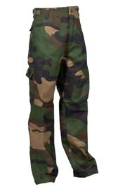KIDS PANTS US FIELD WOODLAND CAMO