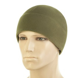 WATCH FLEECE HAT - ELITE BEANIE HAT (320g/m ) WITH SLIMTEX - TAN - M-TAC