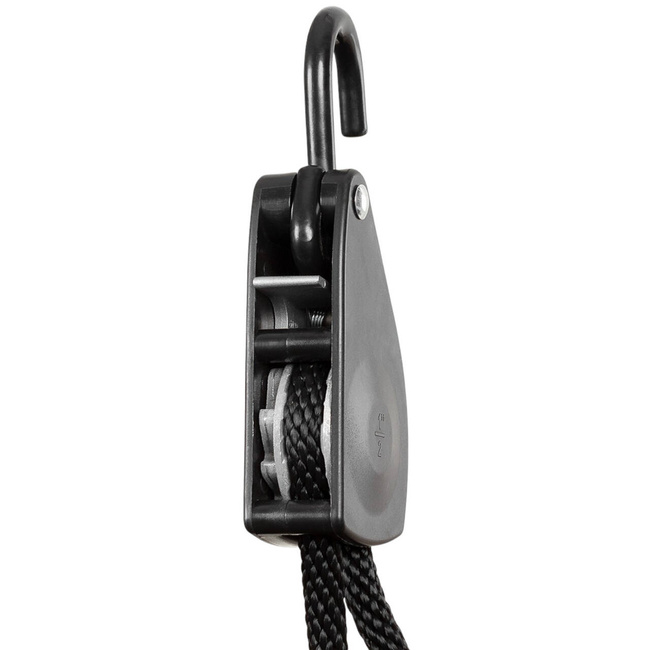 ROPE - 4 mm - 2 m - RATCHET TIE DOWN - BLACK - MFH