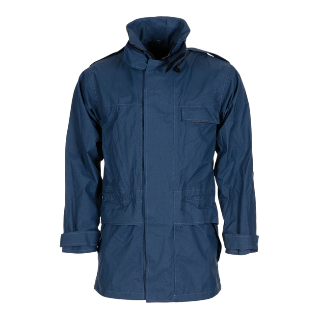 GB RAIN JACKET - NO LINING - RAF - BLUE - MILITARY SURPLUS