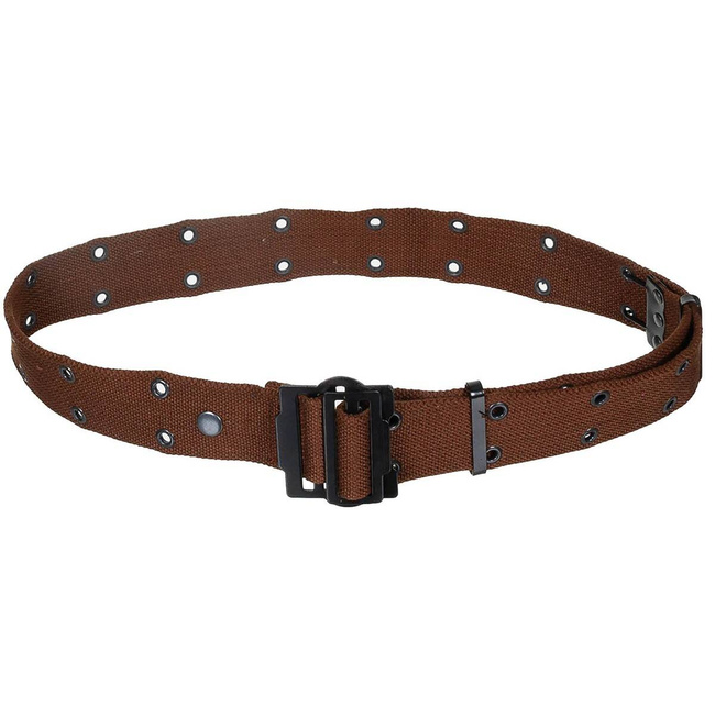 FRENCH BELT FOR PISTOL, 5 CM - BROWN- MFH
