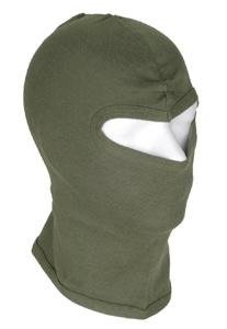 BALACLAVA 1-HOLE THIN COTTON OLIVE