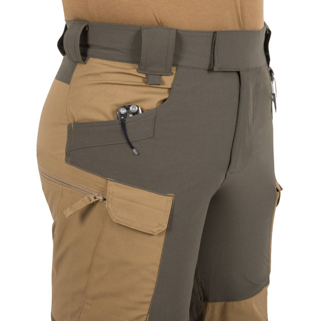 HYBRID OUTBACK PANTS® - DURACANVAS® - Helikon-Tex® - COYOTE/TAIGA GREEN