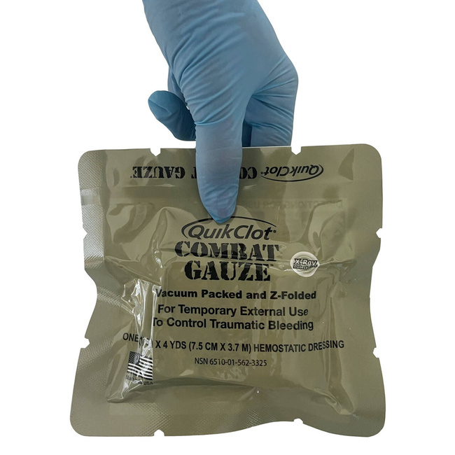 Z-folded Combat Gauze - QuikClot by Teleflex