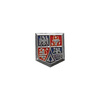 METAL BADGE - THE COAT OF ARMS OF ROMANIA - SILVER