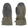 BW mittens, lined, OD green, like new