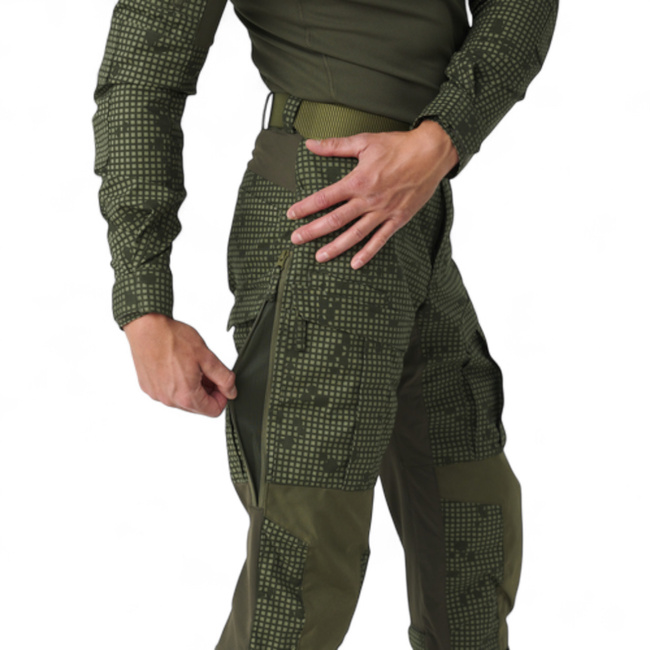 MCDU Tactical Pants - PolyCotton Stretch Ripstop - Desert Night Camo / Verde Oliv