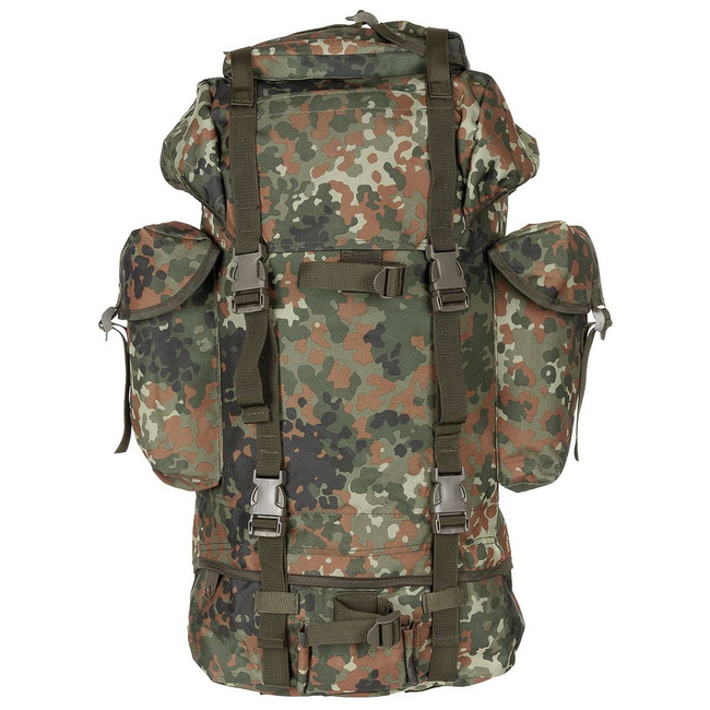 BW COMBAT BACKPACK - ALUMINIUM ROD - 65 L - MFH® - BW CAMOUFLAGE