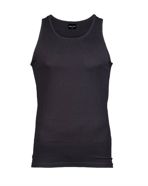 COTTON TANK TOP - Mil-Tec - BLACK