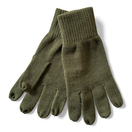 Wool Gloves - Romanian Armed Forces - OD Green - Like New