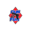 "GUN IS FUN" PATCH - PVC - RED