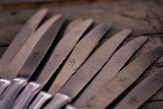 Stainless steel knife Romanian surplus