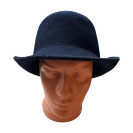 WOOLEN HAT - NAVY BLUE WITHOUT BAND - ROMANIAN ARMY MILITARY SURPLUS - LIKE NEW