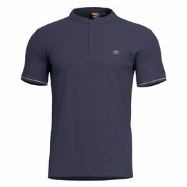 T-SHIRT - "LEVANTES HENLEY STRIPES" - PENTAGON® - NAVY BLUE