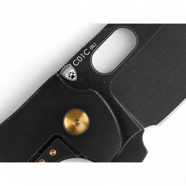 EDC Pocket Knife C01C XL S35VN - Titanium - Black