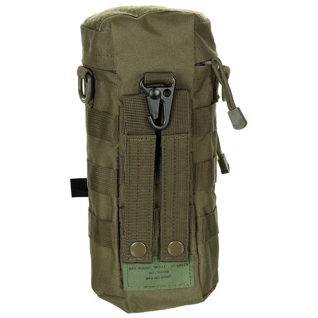 Bag, round, "MOLLE", green