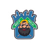 "BEARDMAN URBAN" PATCH - PVC - BLUE