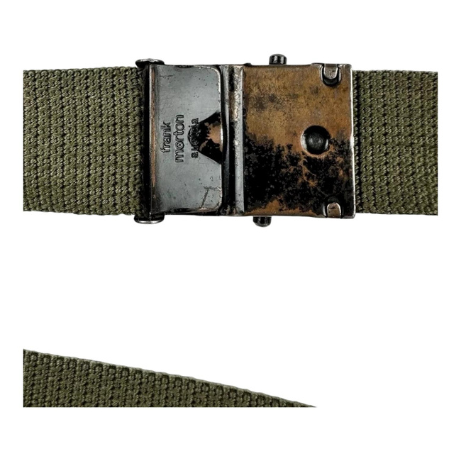 Cordura Belt - Frank Morton - Military Surplus Austrian Army AT Bundesheer BH - OD Green - Used