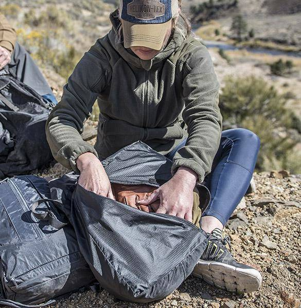 ENLARGED PAKCELL BAG - 27 L - MICRO-RIPSTOP - Helikon-Tex® - OLIVE GREEN