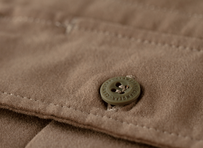 BUTTON UP PICEA SHIRT LS - CLAWGEAR® - KHAKI