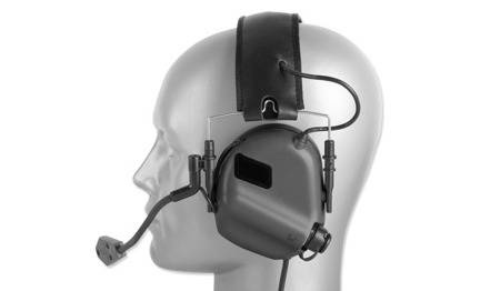 EARMOR - HEARING PROTECTION EARMUFF WITH AUX INPUT M32 - BLACK