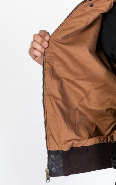 US Brown A2 LEATHER FLIGHT JACKET