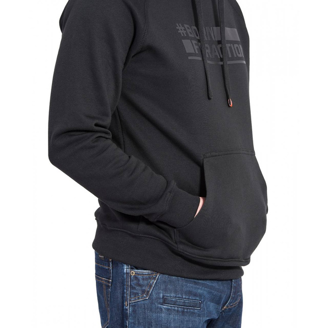 SWEATER WITH HOOD - "PHAETON - BORN FOR ACTION" - PENTAGON® - BLACK