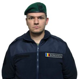Beret with velcro Insignia - Green