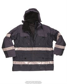 GERMAN JACKET "BRÜCKENPERSONAL - BLUE - USED