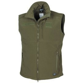 SOFT SHELL VEST "ALLROUND" - OD GREEN - MFH