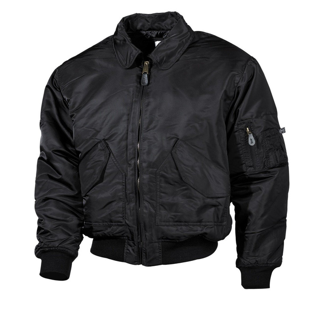 US CWU COLD WEATHER UNIFORM FLIGHT JACKET - MFH® - BLACK