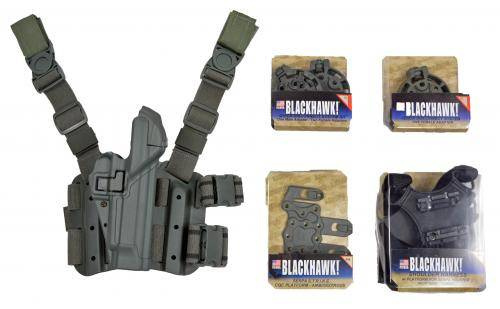 SERPA TACTICAL HOLSTER LEVEL 3 - BLACKHAWK - FOLIAGE - NEW