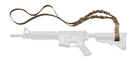 TACTICAL ASSAULT SLING - WITH 1 ATTACHMENT POINT - DEFCON 5® - COYOTE TAN