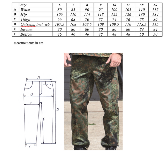 GERMAN FLECTARN HEAVY WEIGHT FIELD PANTS