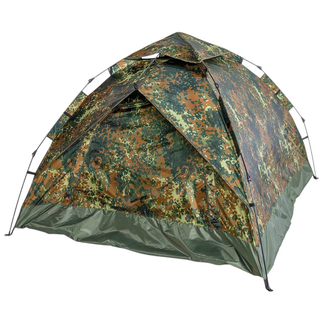 Tent - Quick Up Monodom - 3 Persons - Flecktarn Camouflage - MFH